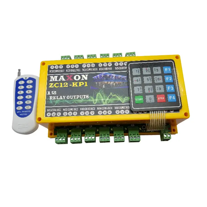 کنترل پیامکی 12 رله برد متوسط کی پد دار (ZC12 KEYPAD)
